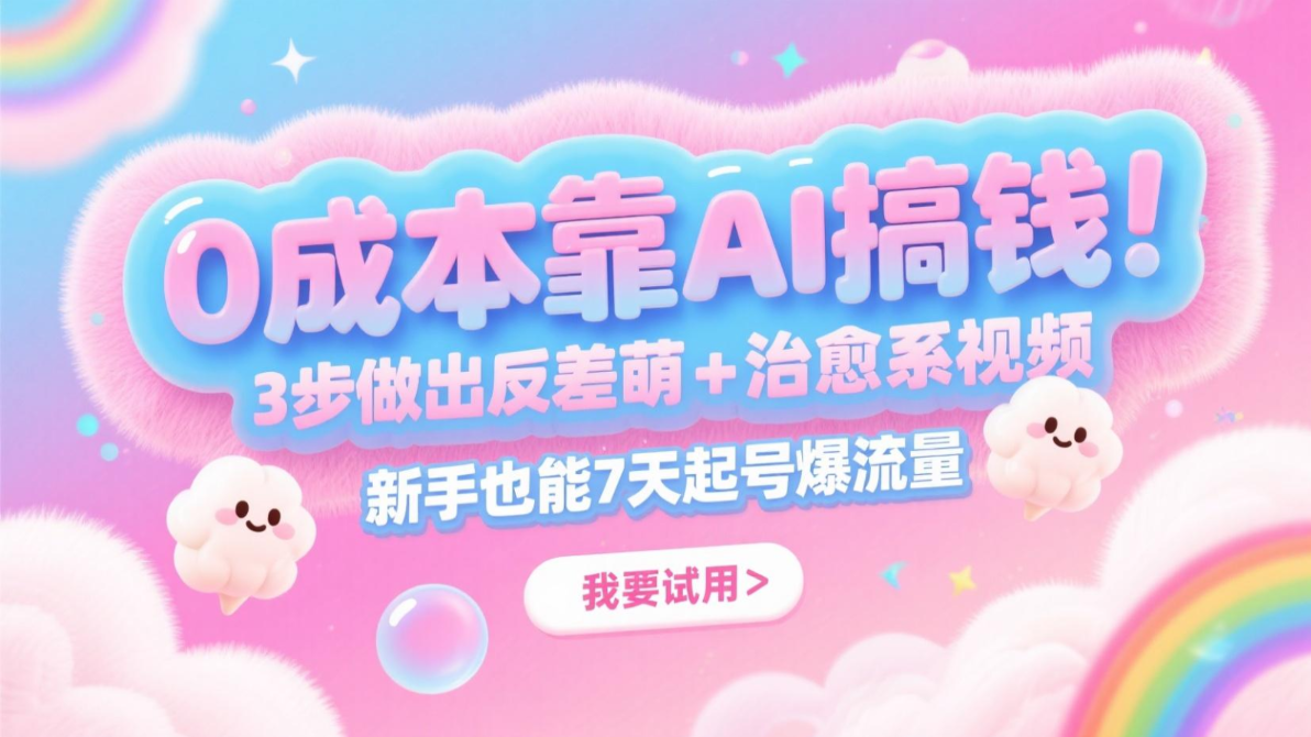 0成本靠AI搞钱-小新博客
