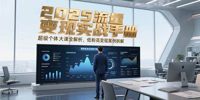 2025流量变现实战手册，超级个体大课全解析，低粉高变现案例拆解-轻合创