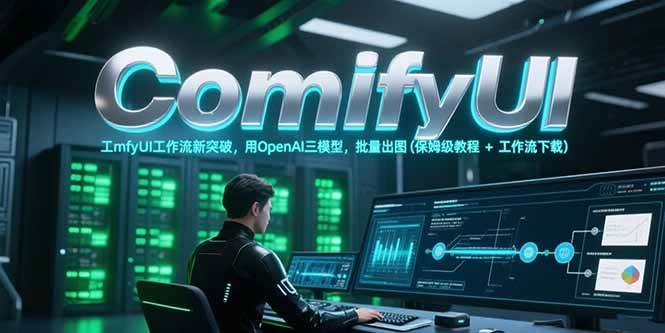 ComfyUI工作流新突破，用OpenAI三模型，批量出图(保姆级教程+工作流下载)-轻合创