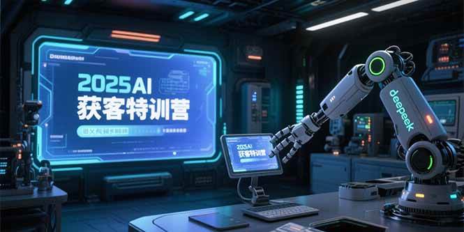 （15289期）2025AI获客特训营，AI图文视频全制作，deepseek工具实操教学-轻合创