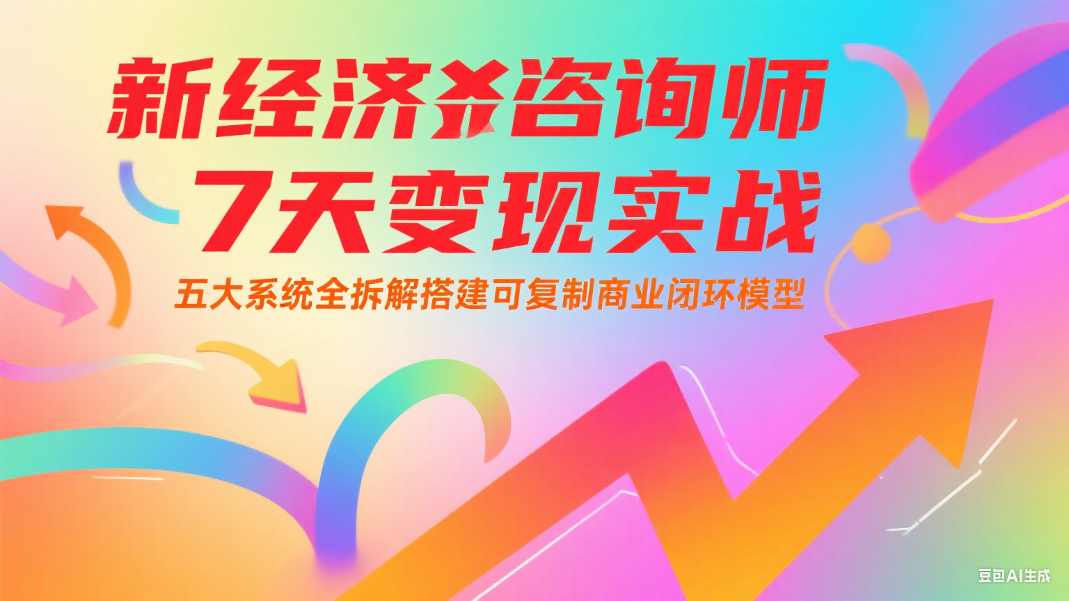新经济咨询师 7 天变现实战：五大系统全拆解搭建可复制商业闭环模型-轻合创
