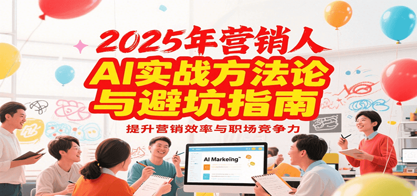 2025年营销实战方法论与避坑指南，利用AI提升营销效率与职场竞争力-轻合创