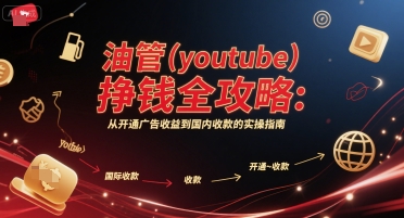 油管(youtube)挣钱全攻略：从开通广告收益到国内收款的实操指南-轻合创